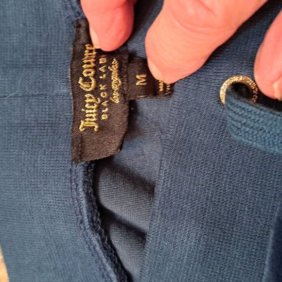 Juicy Couture Black Label Teal Blue Gorgeous Hoody/Jogger Bundle. PantsM,JacketL - Picture 7 of 10